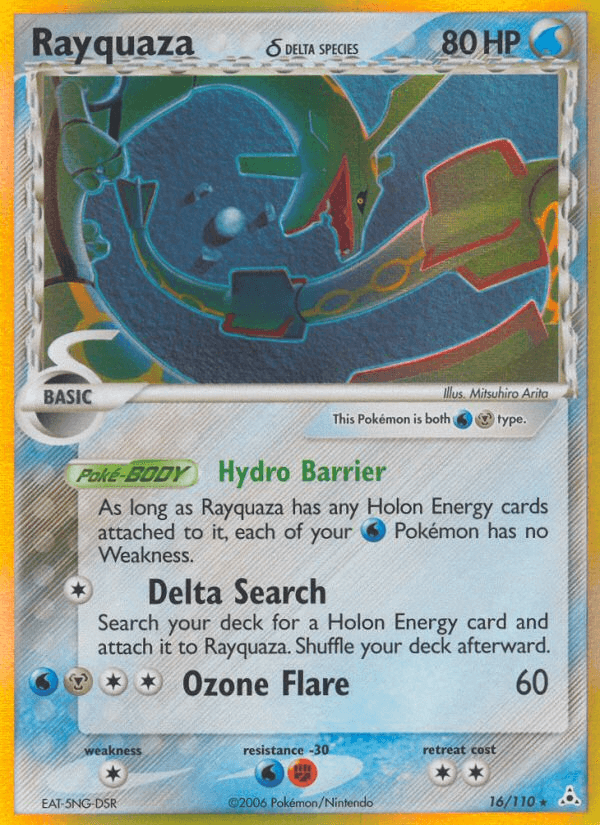 Rayquaza δ, carta 16 de Holon Phantoms