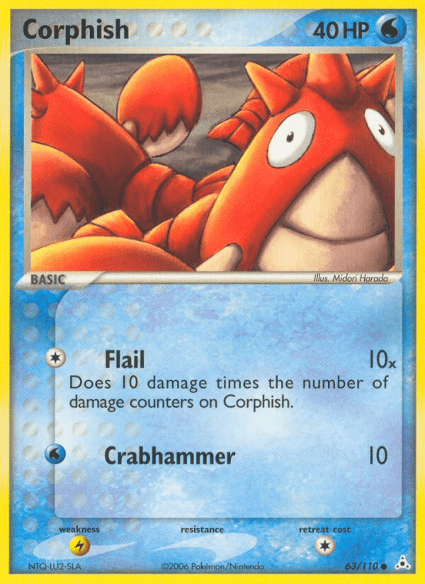 Corphish, carta 63 de Holon Phantoms