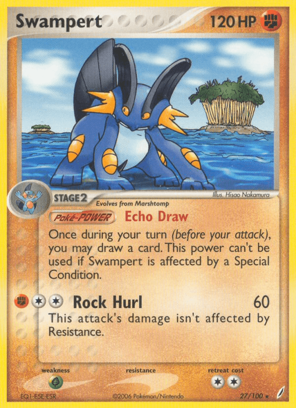 Swampert, carta 27 de Crystal Guardians