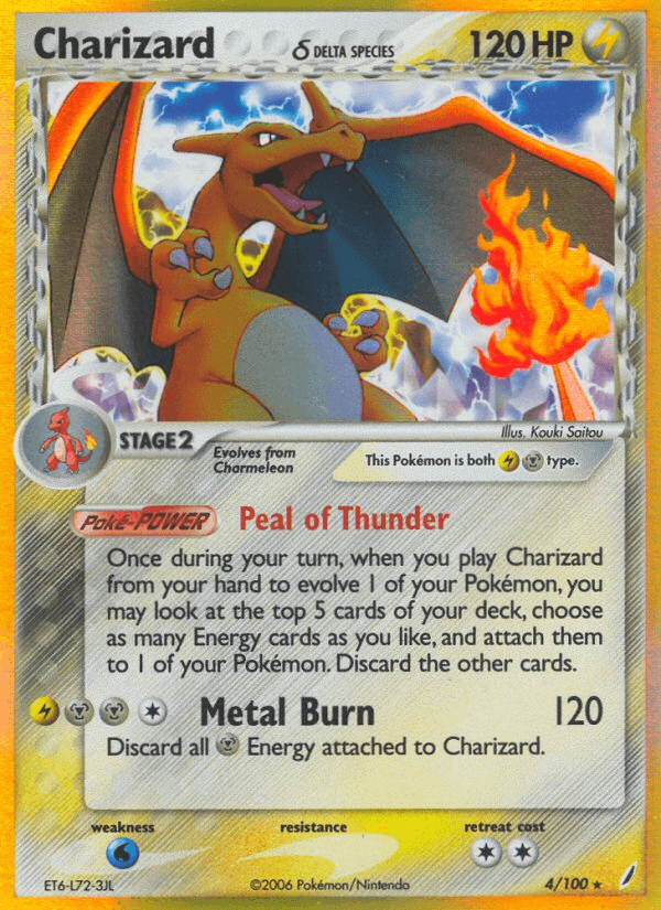 Charizard δ, carta 4 de Crystal Guardians