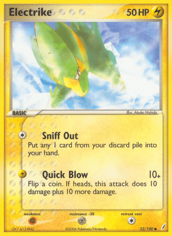 Electrike, carta 52 de Crystal Guardians