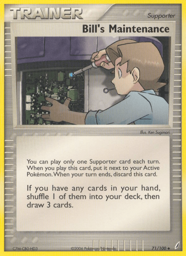 Bill's Maintenance, carta 71 de Crystal Guardians