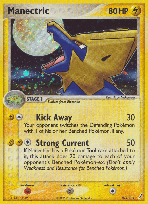 Manectric, carta 8 de Crystal Guardians