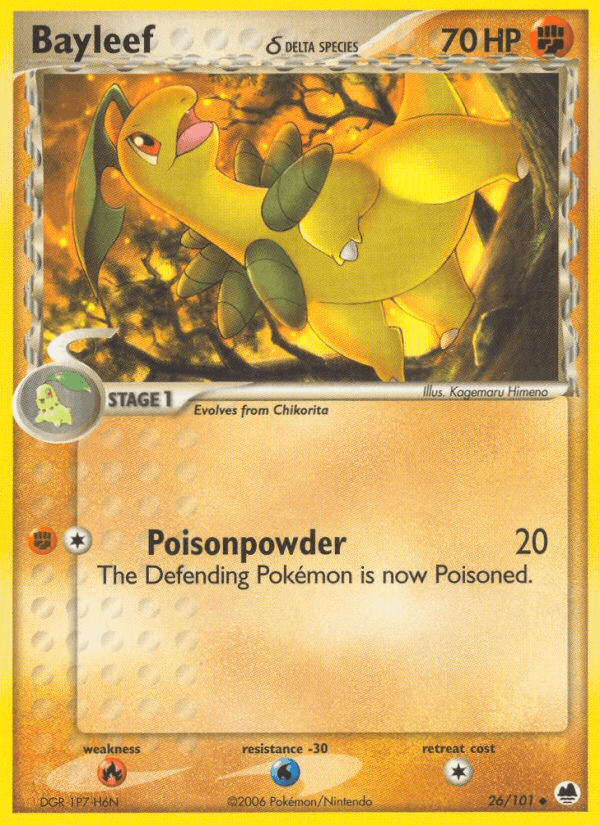 Bayleef δ, carta 26 de Dragon Frontiers