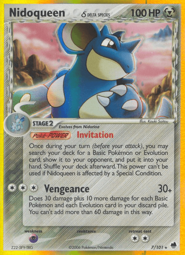 Nidoqueen δ, carta 7 de Dragon Frontiers