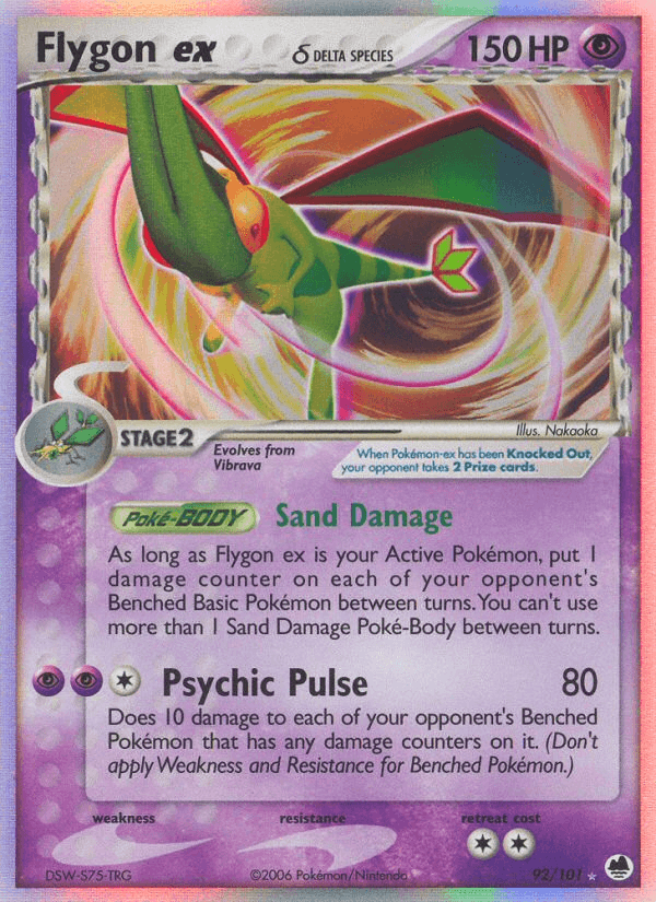 Flygon ex δ, carta 92 de Dragon Frontiers
