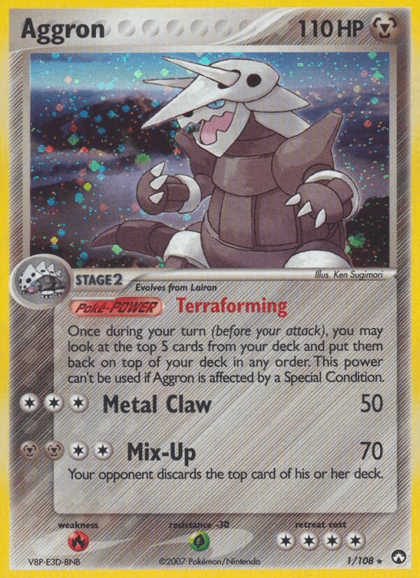 Aggron, carta 1 de Power Keepers
