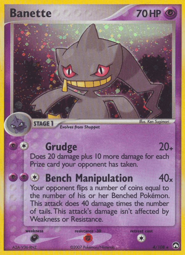 Banette, carta 4 de Power Keepers