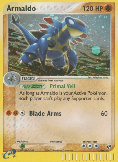 Armaldo, carta 1 de Sandstorm