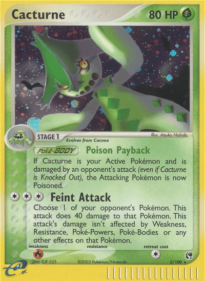 Cacturne, carta 2 de Sandstorm