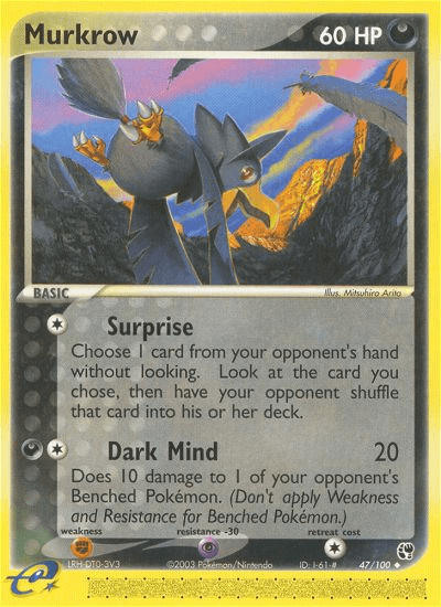 Murkrow, carta 47 de Sandstorm