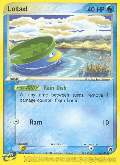 Lotad, carta 66 de Sandstorm