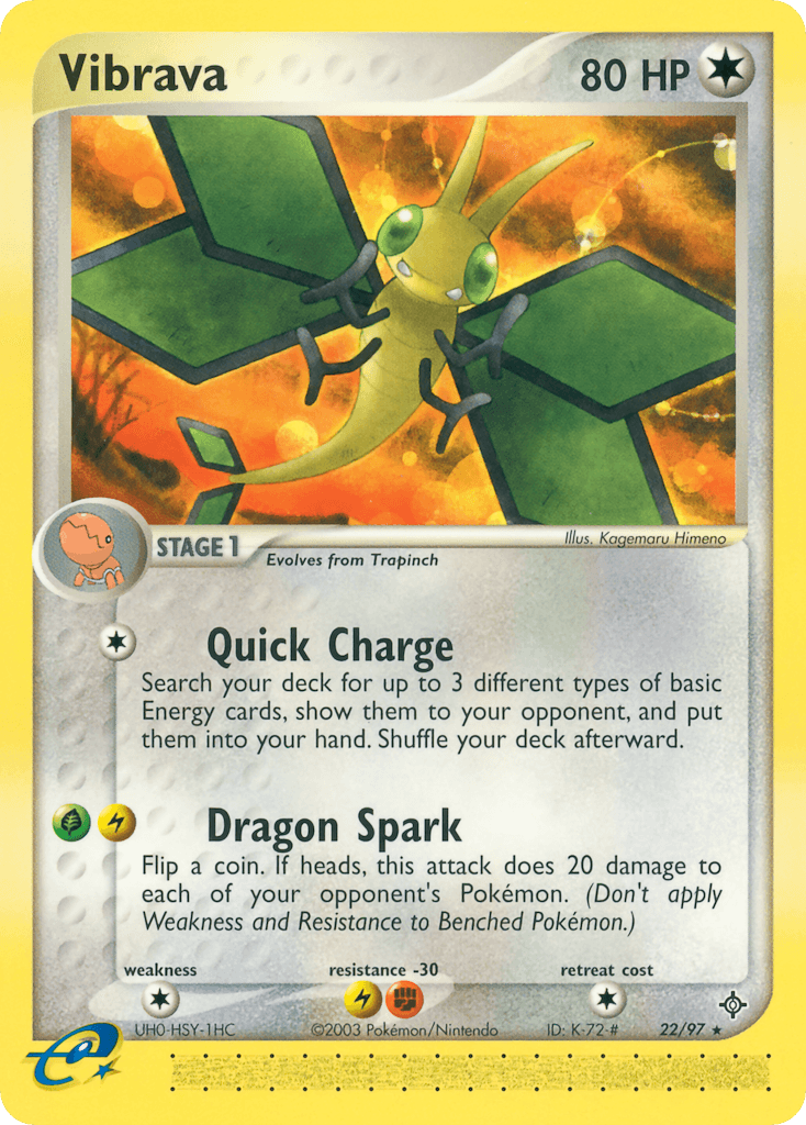 Vibrava, carta 22 de Dragon
