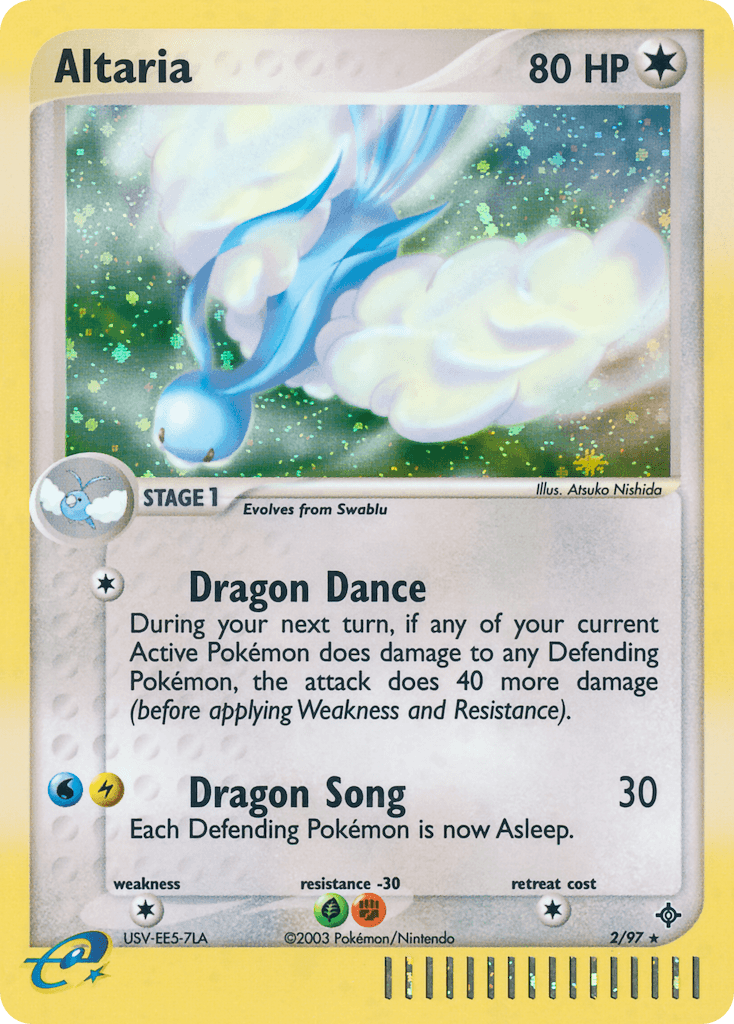 Altaria, carta 2 de Dragon