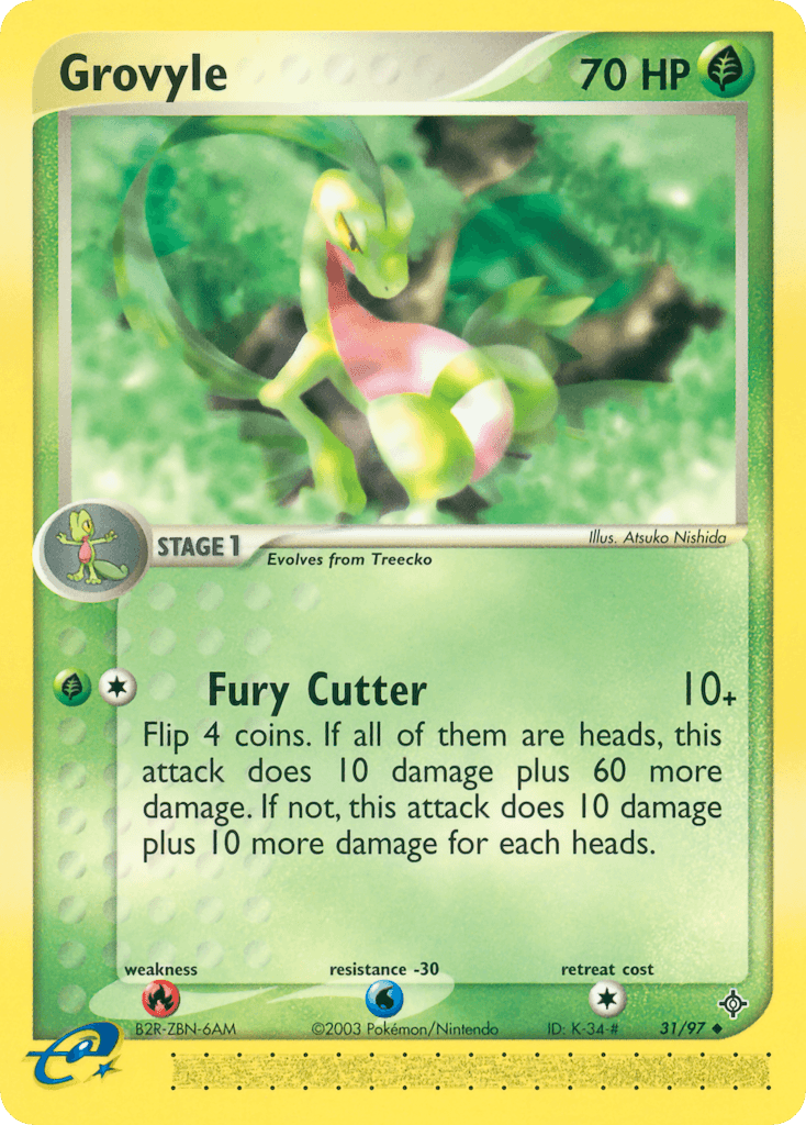 Grovyle, carta 31 de Dragon