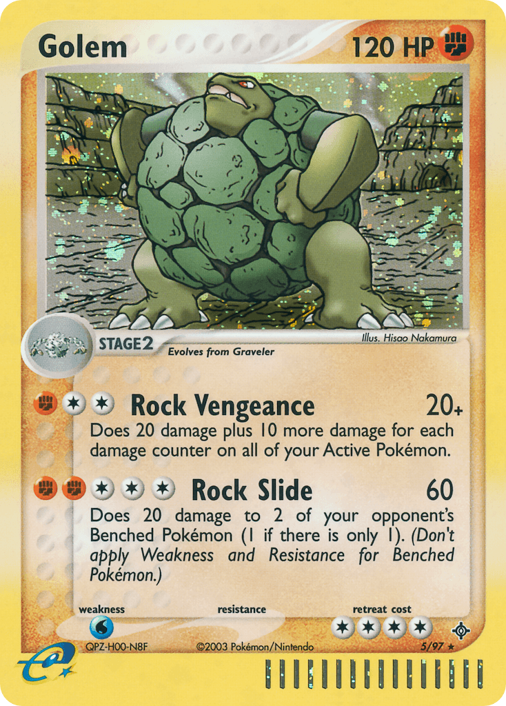Golem, carta 5 de Dragon
