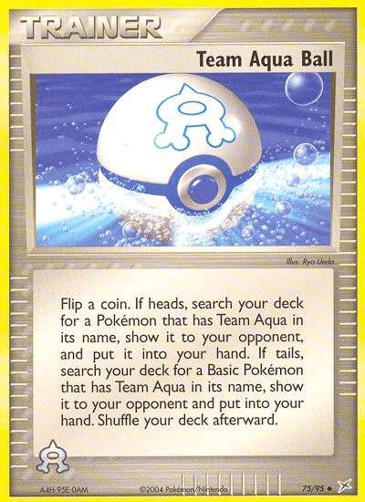 Team Aqua Ball, carta 75 de Team Magma vs Team Aqua