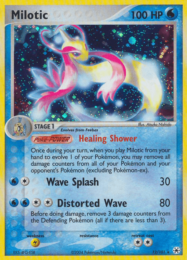 Milotic, carta 12 de Hidden Legends