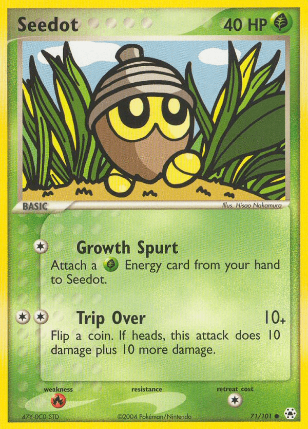 Seedot, carta 71 de Hidden Legends