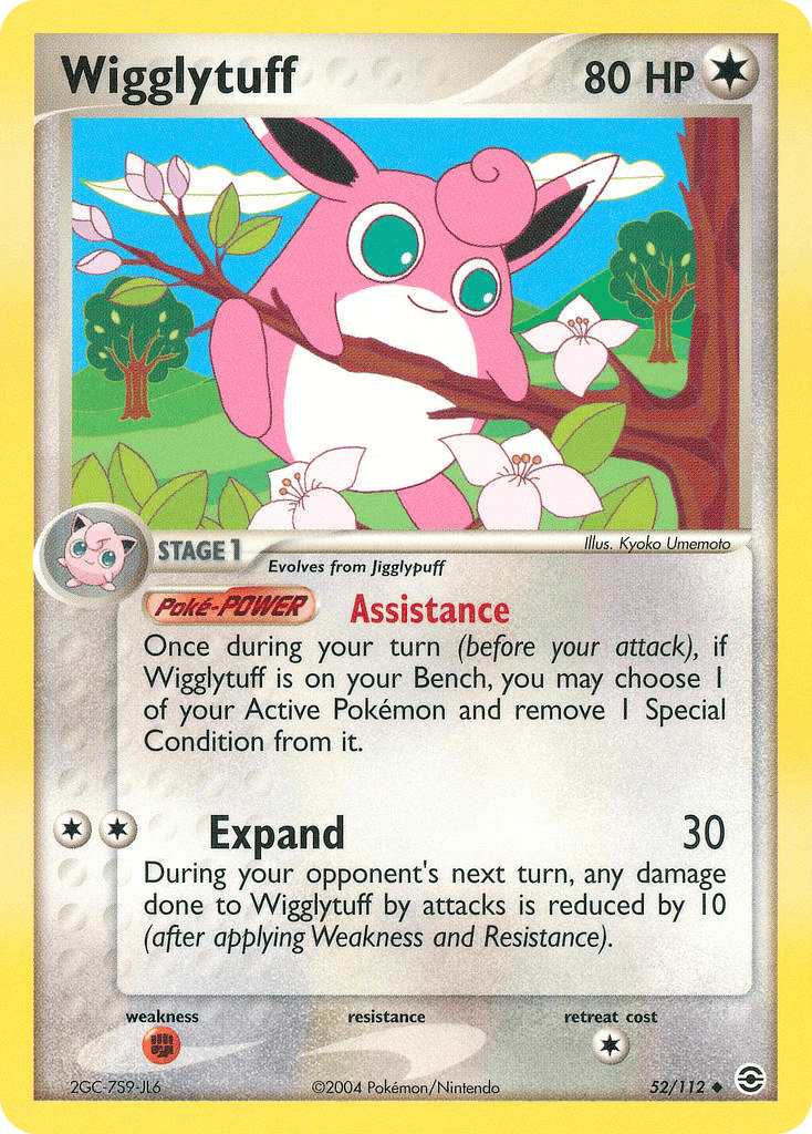 Wigglytuff, carta 52 de FireRed & LeafGreen