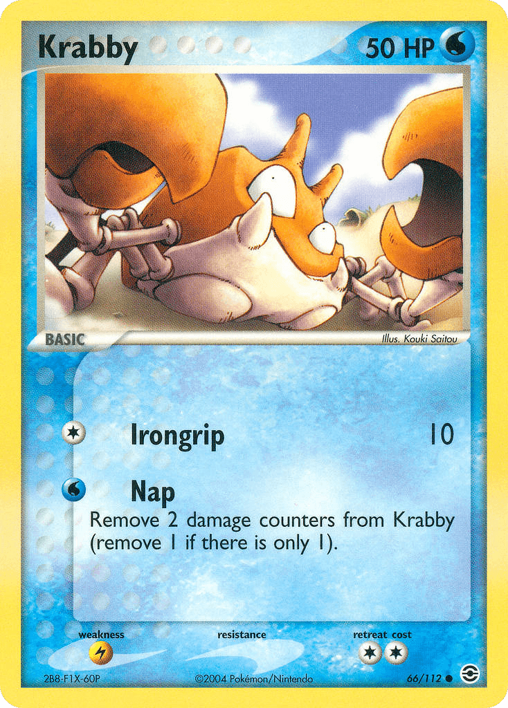 Krabby, carta 66 de FireRed & LeafGreen