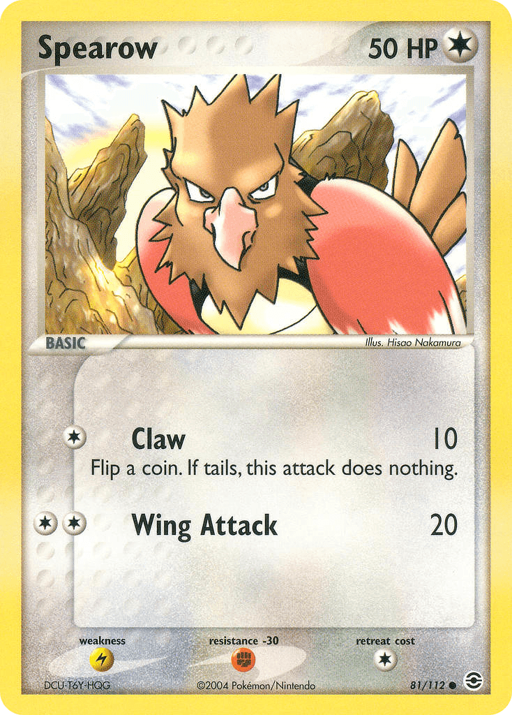 Spearow, carta 81 de FireRed & LeafGreen