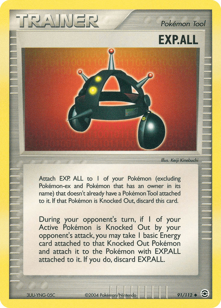 EXP. ALL, carta 91 de FireRed & LeafGreen