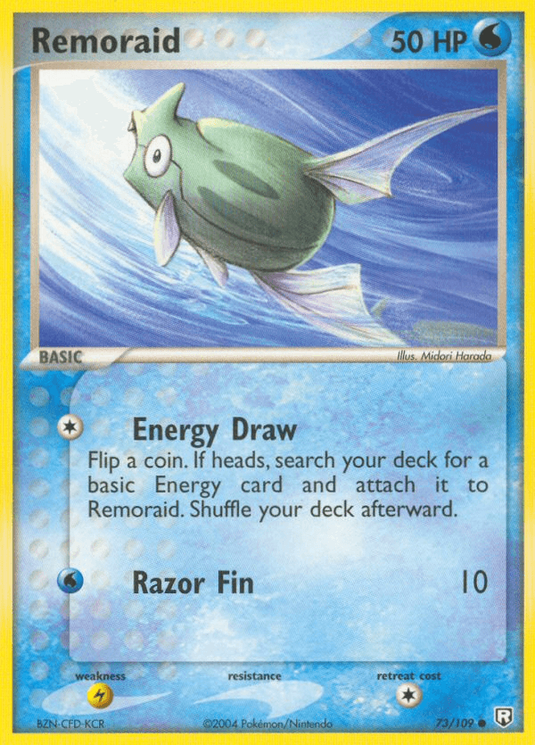 Remoraid, carta 73 de Team Rocket Returns