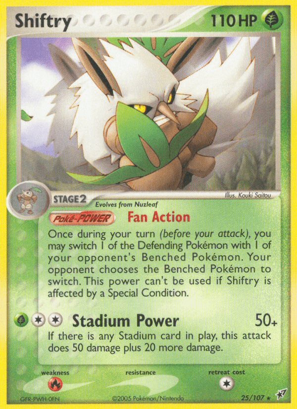 Shiftry, carta 25 de Deoxys
