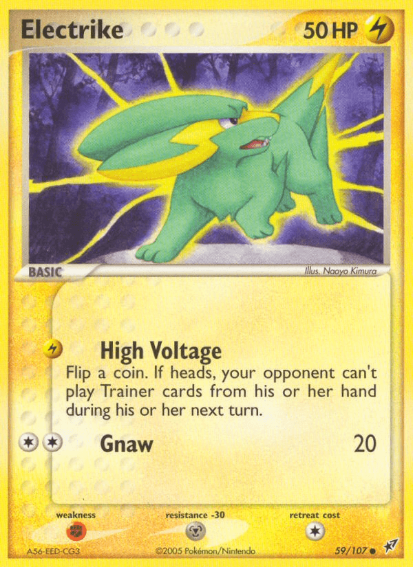 Electrike, carta 59 de Deoxys