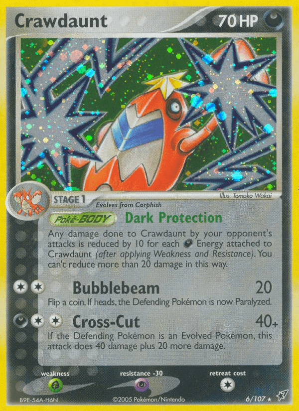 Crawdaunt, carta 6 de Deoxys