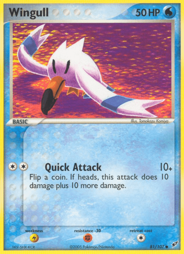 Wingull, carta 81 de Deoxys