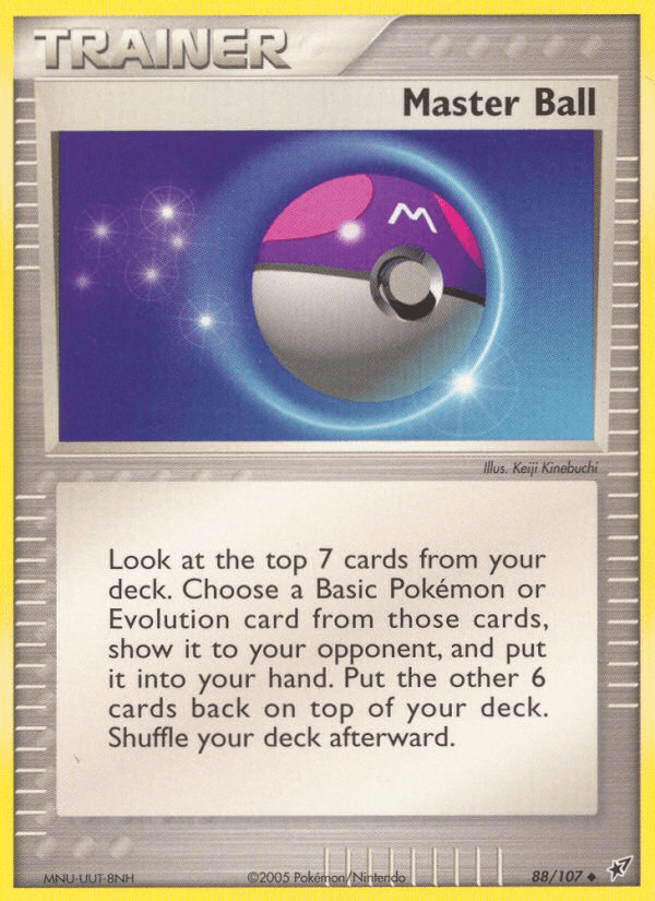 Master Ball, carta 88 de Deoxys