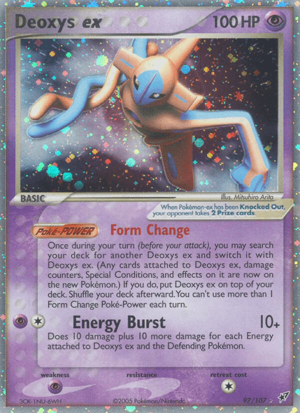 Deoxys ex, carta 97 de Deoxys