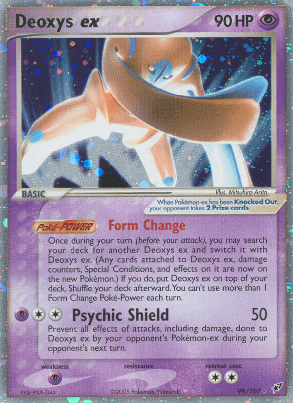 Deoxys ex, carta 99 de Deoxys