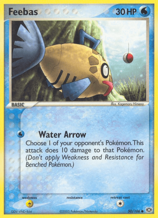 Feebas, carta 50 de Emerald