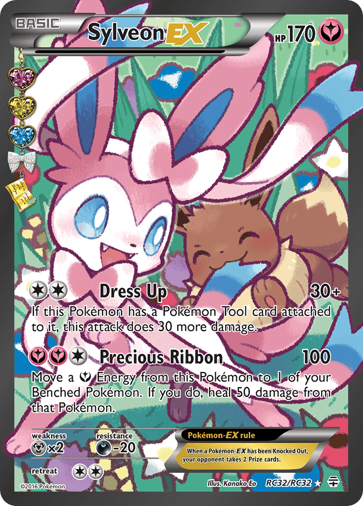 Sylveon EX, carta RC32 de Generations