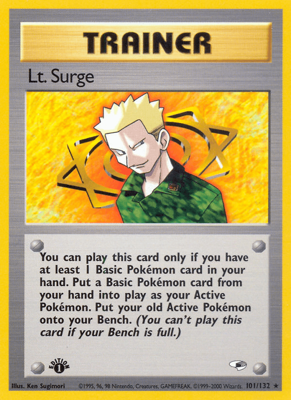 Lt. Surge, carta 101 de Gym Heroes