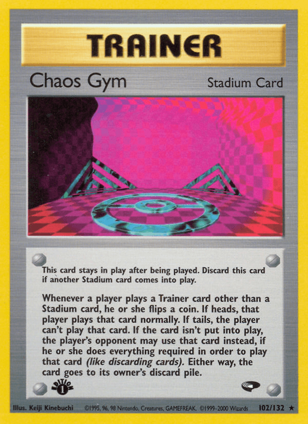 Chaos Gym, carta 102 de Gym Challenge