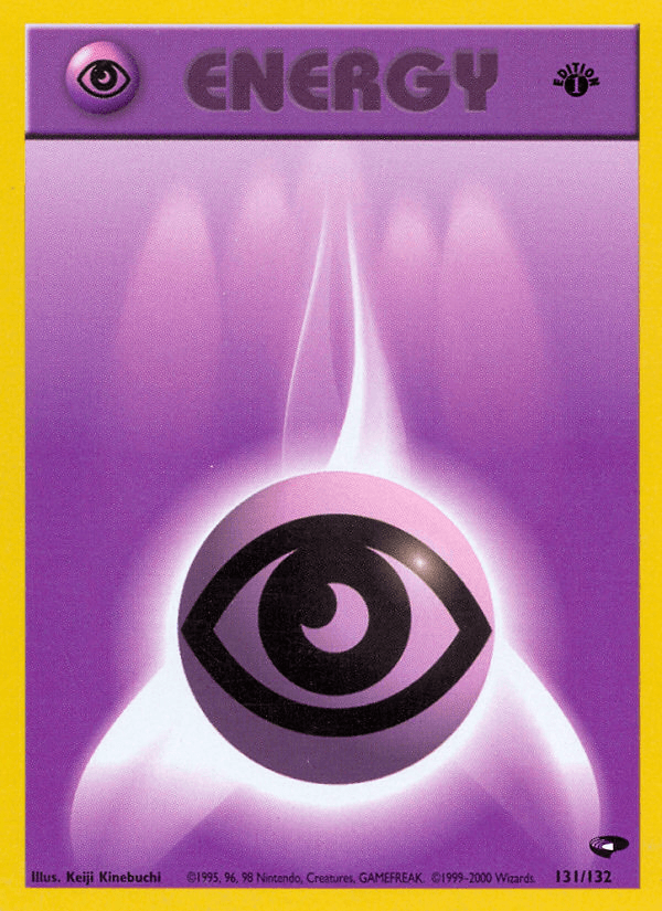 Psychic Energy, carta 131 de Gym Challenge
