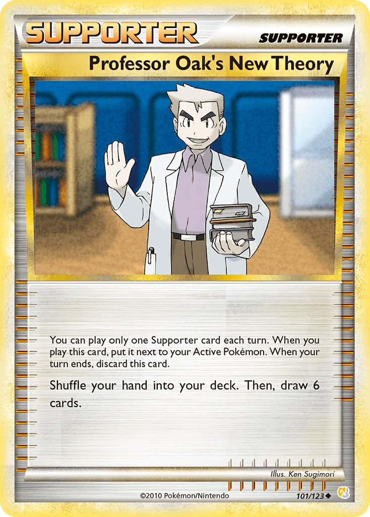 Professor Oak’s New Theory, carta 101 de HeartGold SoulSilver