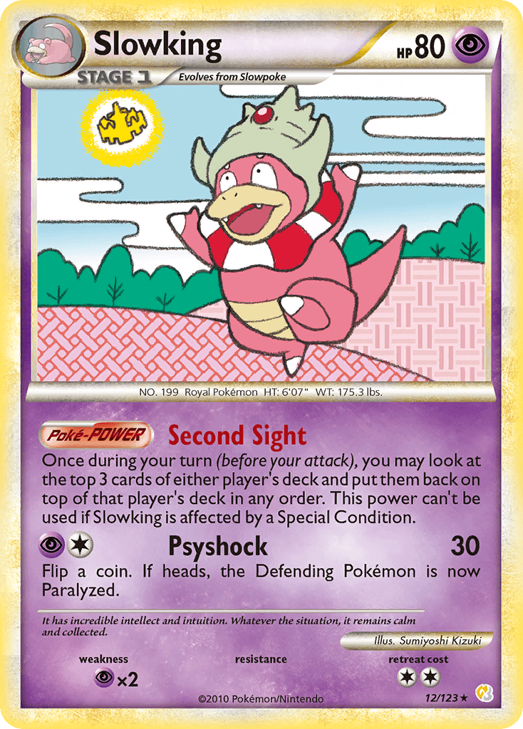 Slowking, carta 12 de HeartGold SoulSilver
