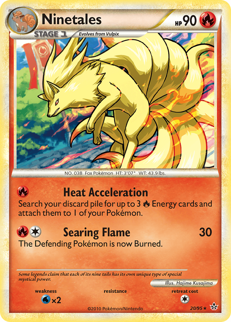 Ninetales, carta 20 de Unleashed