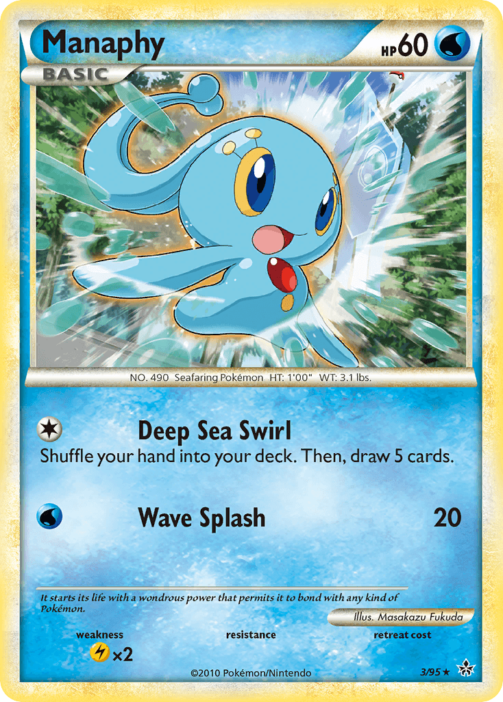 Manaphy, carta 3 de Unleashed
