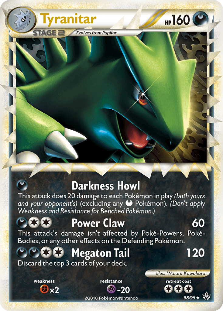 Tyranitar, carta 88 de Unleashed