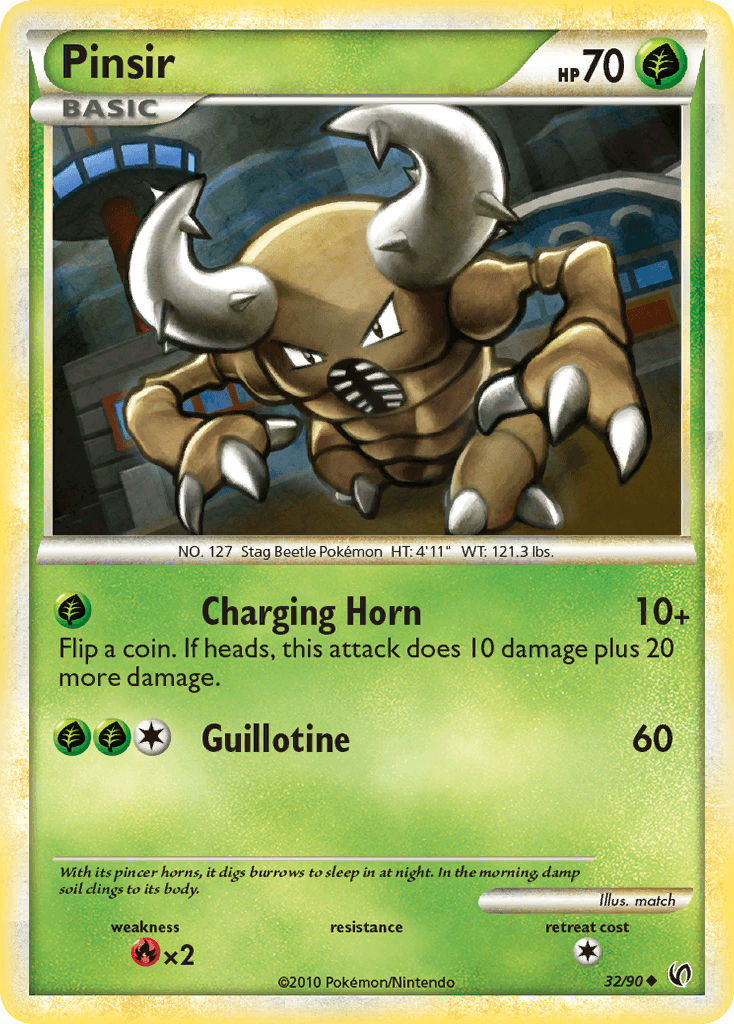 Pinsir, carta 32 de Undaunted
