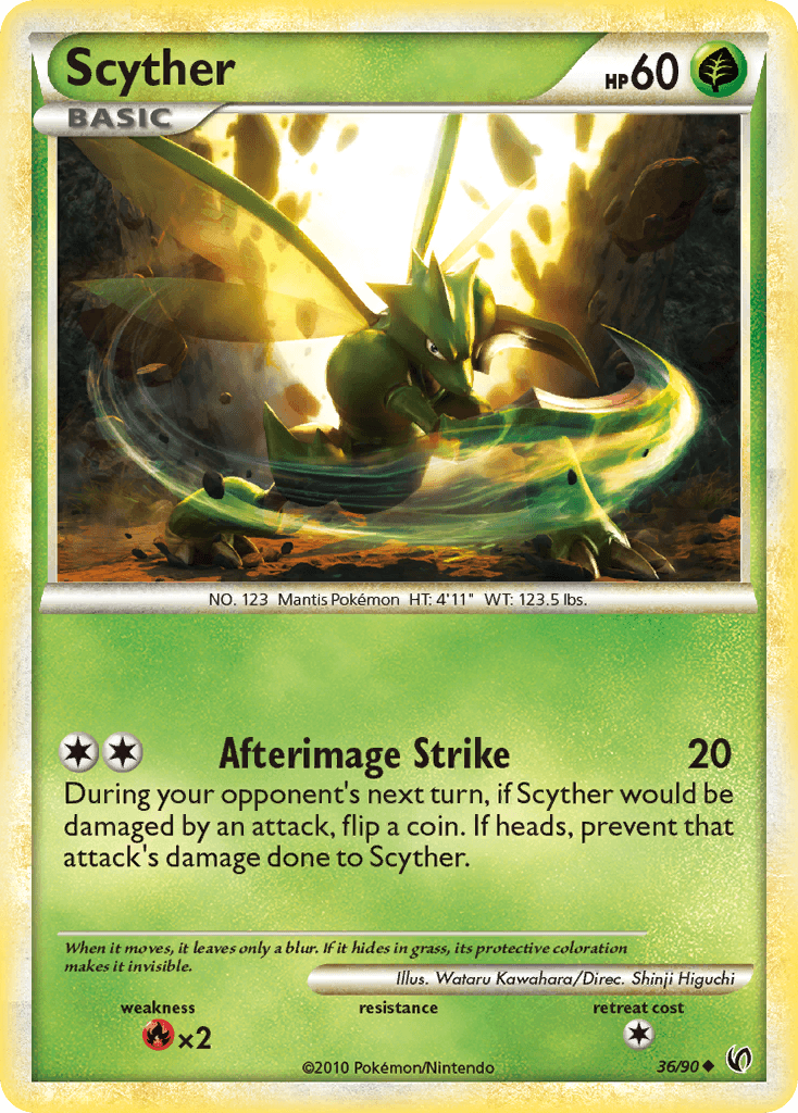 Scyther, carta 36 de Undaunted