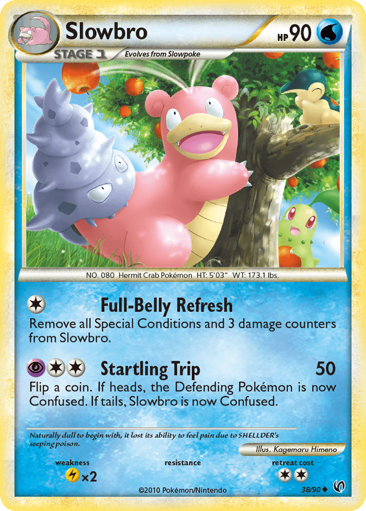 Slowbro, carta 38 de Undaunted
