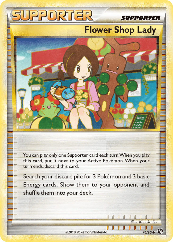 Flower Shop Lady, carta 74 de Undaunted