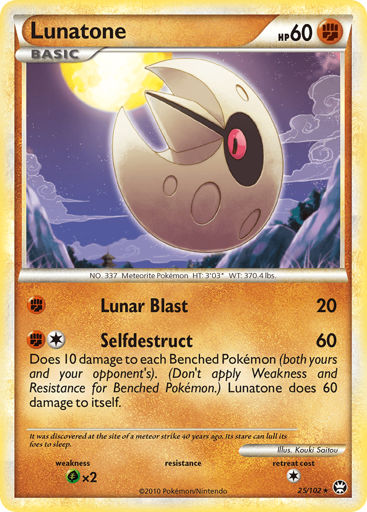 Lunatone, carta 25 de Triumphant